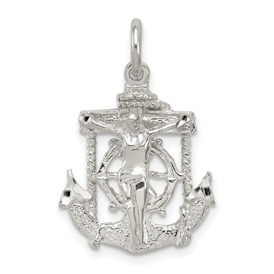 Sterling silver cross pendant
