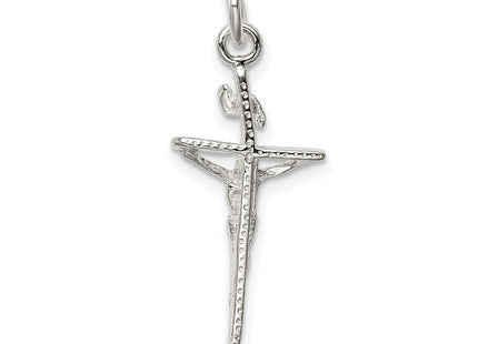 Sterling silver crucifix pendant, further view