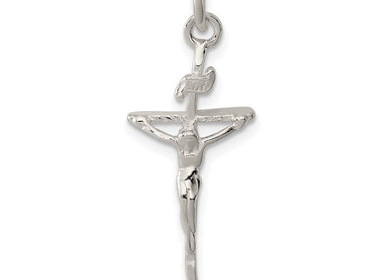 Sterling silver crucifix pendant