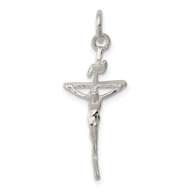 Sterling silver crucifix pendant