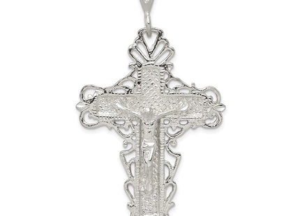 Sterling silver crucifix pendant