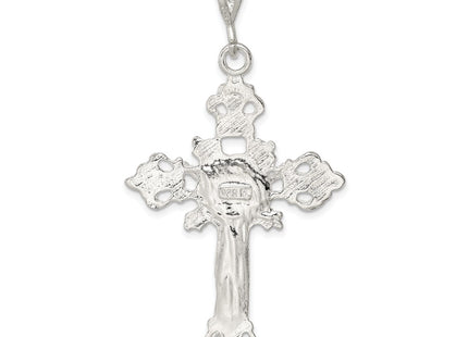 Sterling silver crucifix pendant, further view
