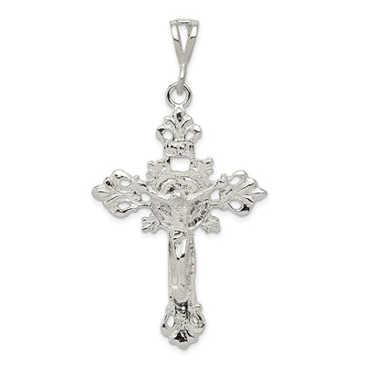 Sterling silver crucifix pendant