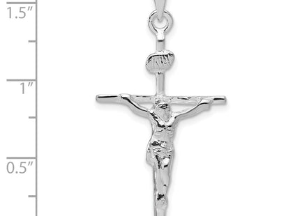 Sterling silver crucifix pendant, another view