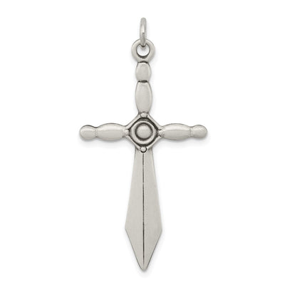 Sterling silver cross pendant