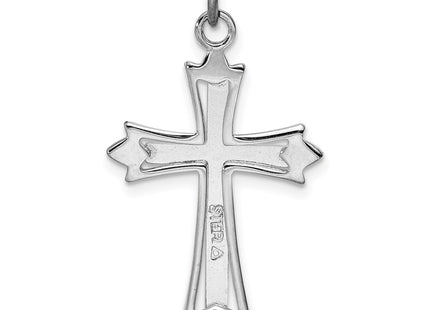 Sterling silver cross pendant, further view