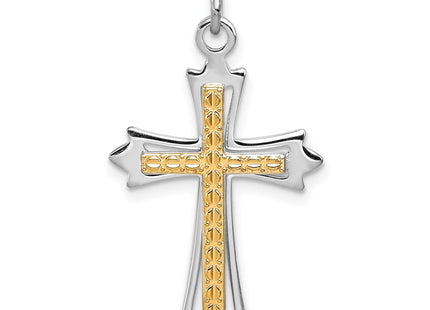 Sterling silver cross pendant