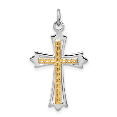 Sterling silver cross pendant