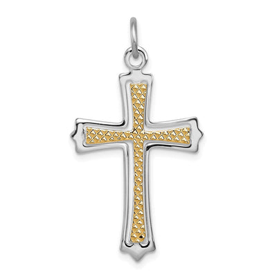 Sterling silver cross pendant