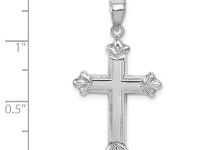 Sterling silver cross pendant, another view