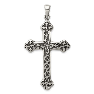Sterling silver cross pendant