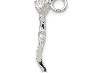 Sterling silver pendant, alternate view