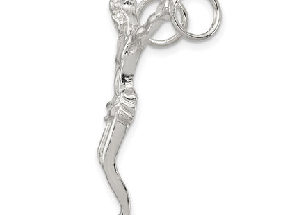 Sterling silver pendant, alternate view