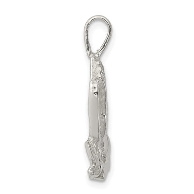 Sterling Silver Praying Hands Charm, 26 x 18mm