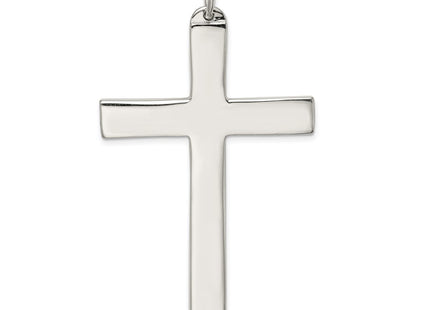 Sterling silver cross charm, further view