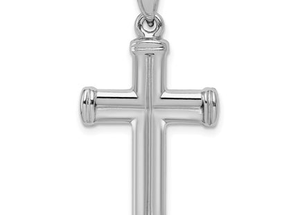 Sterling silver crucifix pendant, another view