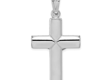 Sterling silver crucifix pendant, another view