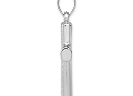 Sterling silver cross pendant, alternate view