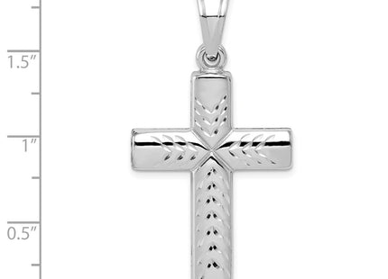 Sterling silver cross pendant, further view
