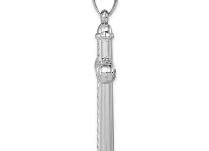 Sterling silver cross pendant, alternate view