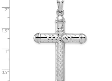 Sterling silver cross pendant, further view