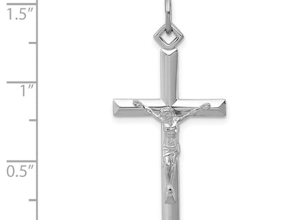 Sterling silver crucifix pendant, further view