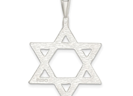 Sterling silver star charm, further view