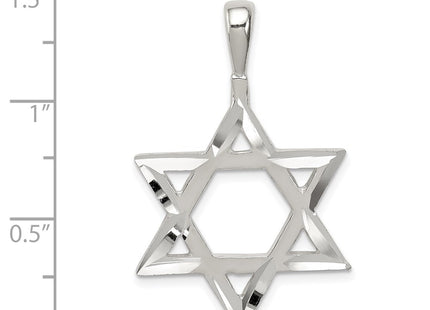 Sterling silver star charm, another view
