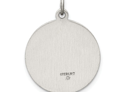 Sterling Silver Antiqued Ecce Homo Medal, 23 x 17mm