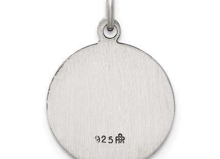 Sterling Silver Antiqued Our Lady of Fatima Medal