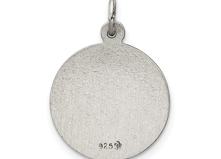 Sterling Silver Antiqued De La Providencia Medal