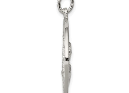 Sterling Silver Queen of the Holy Scapular Medal (Style QC5598)