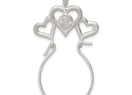 Sterling silver heart charm