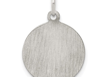 Sterling Silver Rhodium-plated Saint Joseph Medal (Style QC5681)