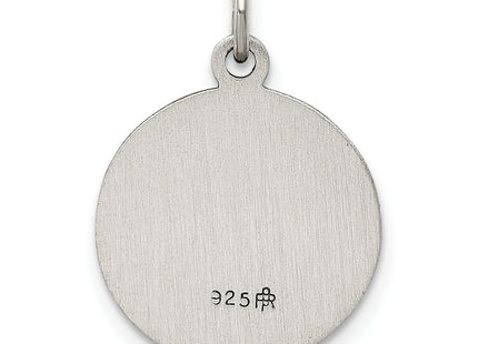 Sterling Silver Antiqued Saint Gerard Medal