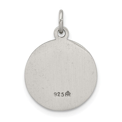 Sterling Silver Antiqued Saint Peter Medal