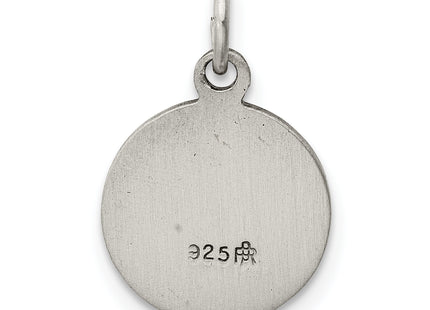 Sterling Silver Antiqued First Holy Communion Medal