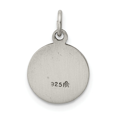 Sterling Silver Antiqued First Holy Communion Medal