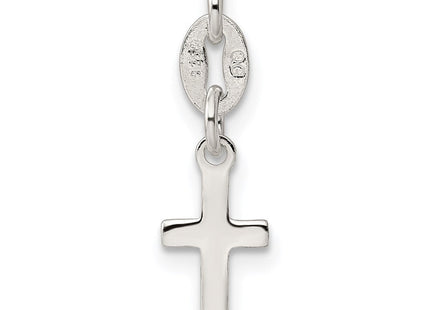 Sterling Silver Cross Charm (Style QC5829)
