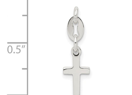 Sterling Silver Cross Charm (Style QC5829)