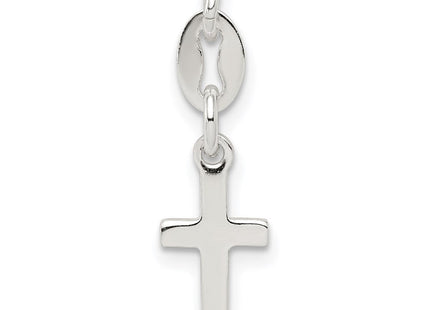 Sterling Silver Cross Charm (Style QC5829)