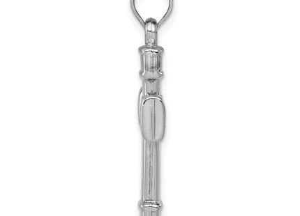 Sterling silver cross pendant, alternate view
