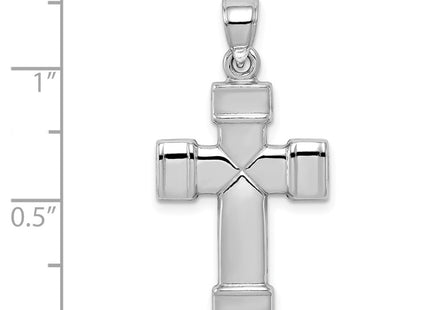 Sterling silver cross pendant, further view
