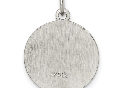 Sterling Silver Confirmation Medal (Style QC5901)