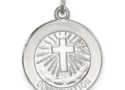 Sterling Silver Confirmation Medal (Style QC5901)