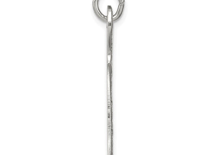 Sterling silver pendant, alternate view