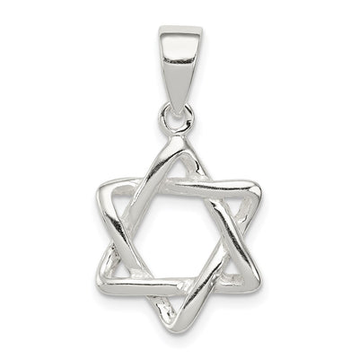 Sterling silver star pendant
