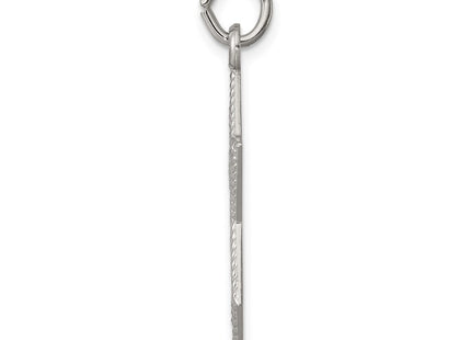 Sterling silver star charm, alternate view
