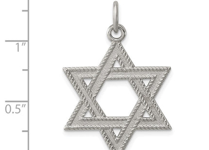 Sterling silver star charm, another view