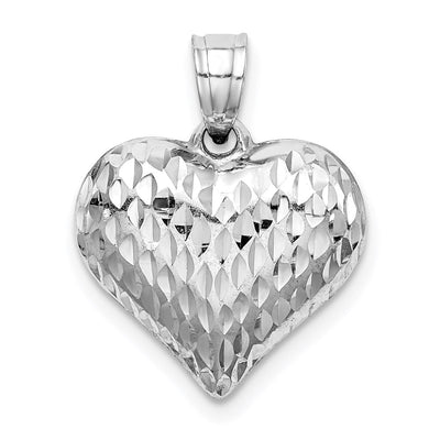 Sterling silver heart pendant
